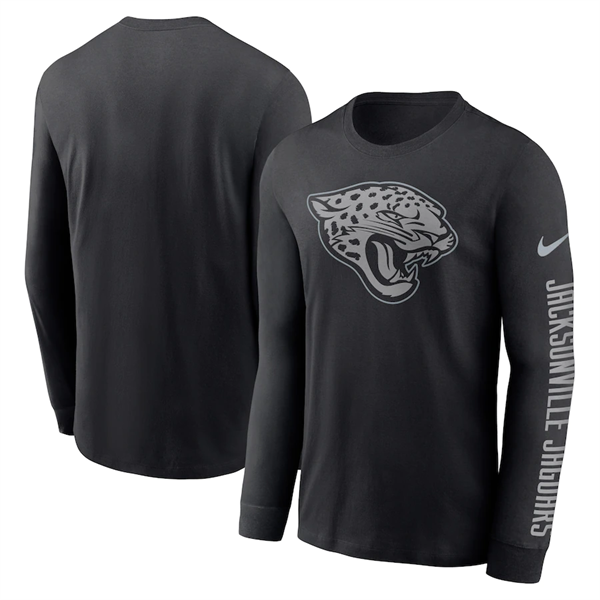 Men's Black Jacksonville Jaguars Long Sleeve T-Shirt